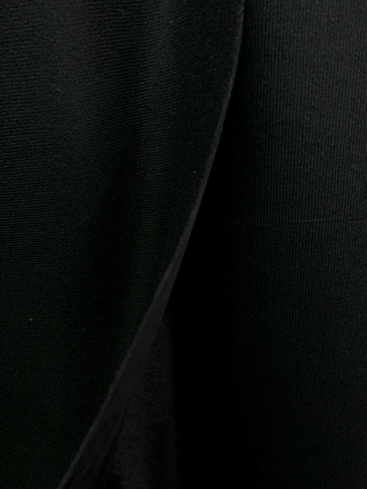 BLACK Soft Upholstery Drapery Velvet Fabric (56 in.) Sold By The Yard