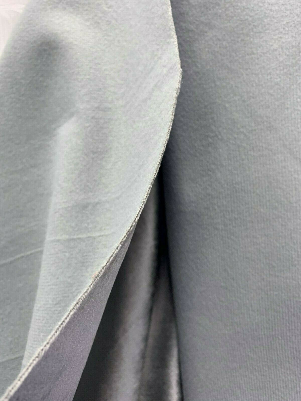 SPACE GRAY Soft Upholstery Drapery Velvet Fabric (56 in.) Sold By The Yard