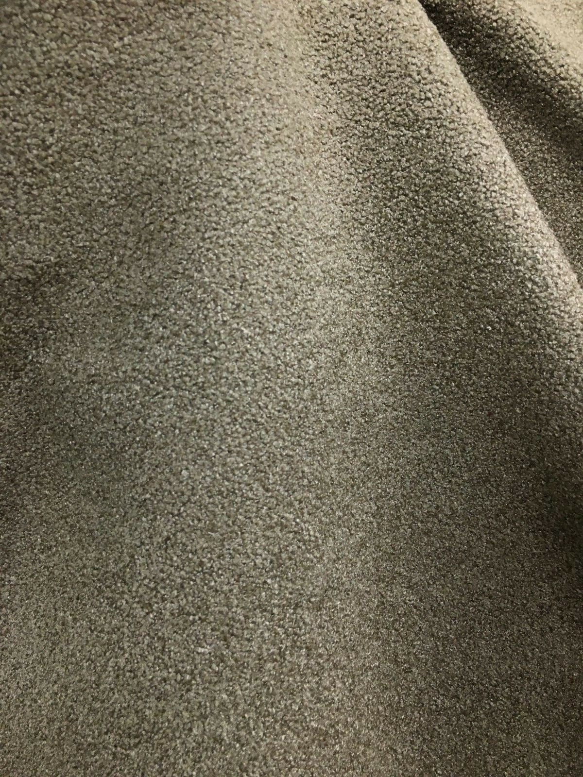DARK BEIGE Solid Soft Chenille Upholstery Fabric (54 in.) Sold By The Yard