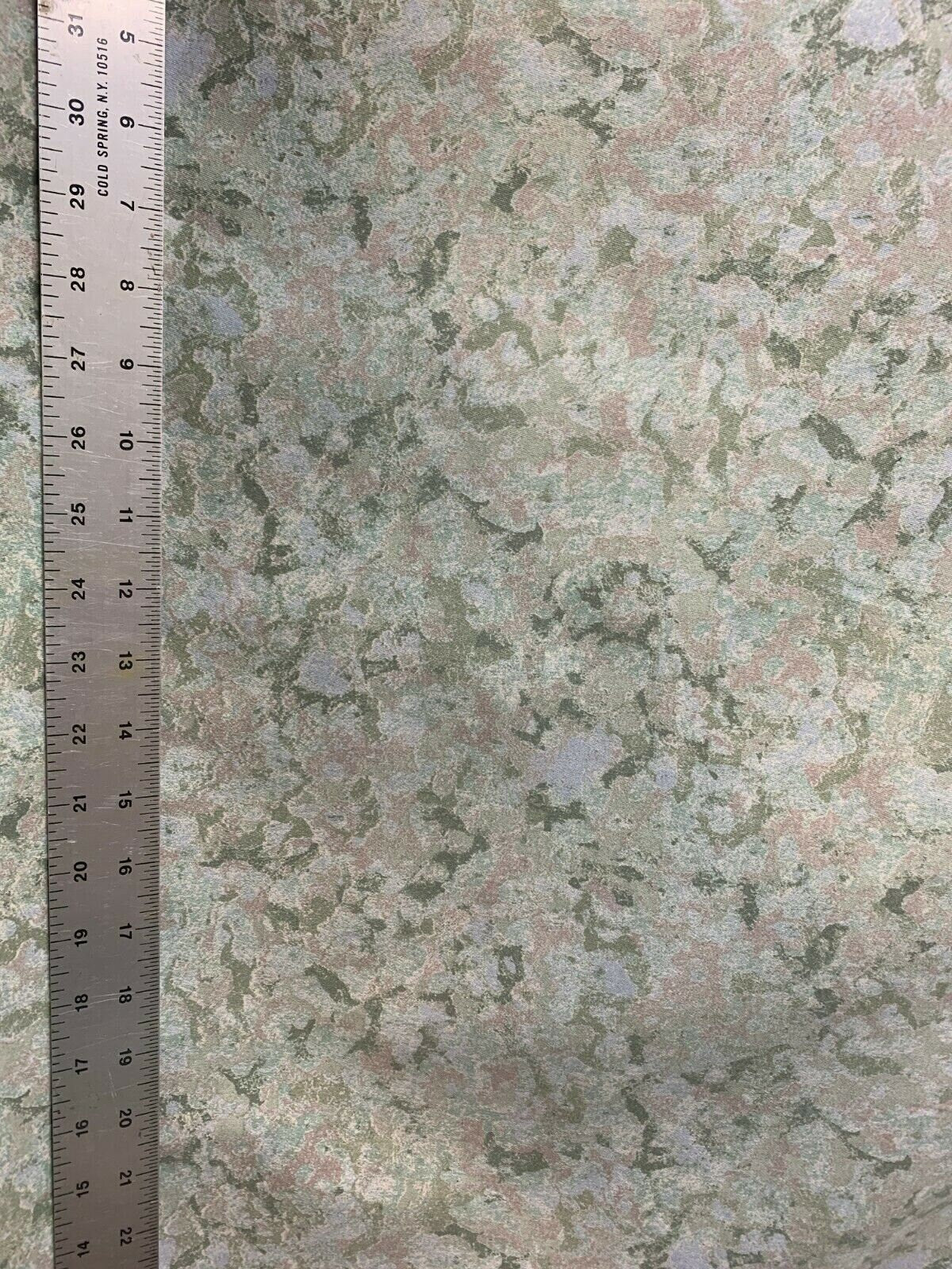 GREEN MULTICOLOR Printed Cotton Upholstery Fabric (54 in.) Sold By The Yard