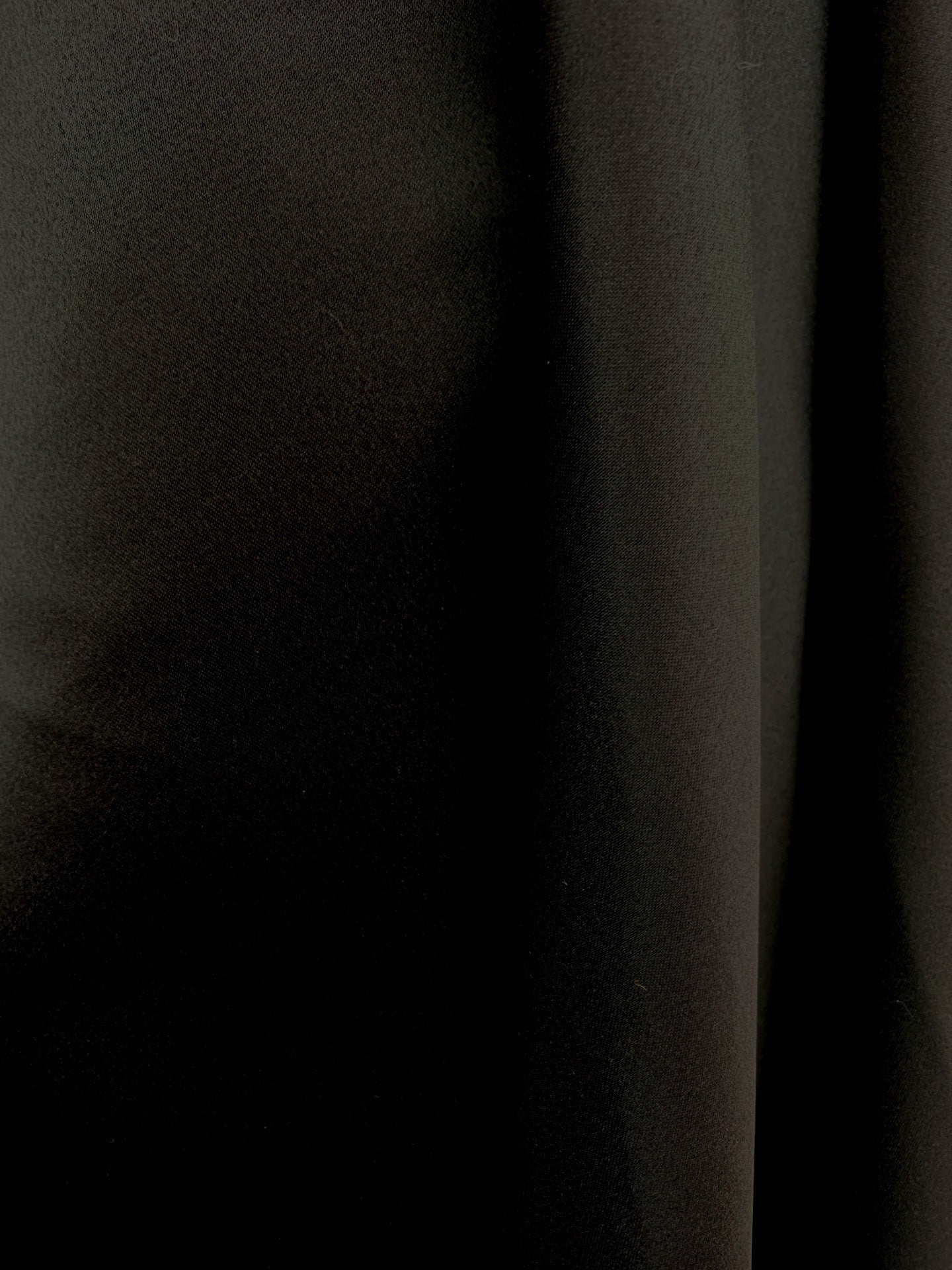 BLACK Solid 100% Polyester Mystique Satin Fabric (110 in.) Sold By The Yard
