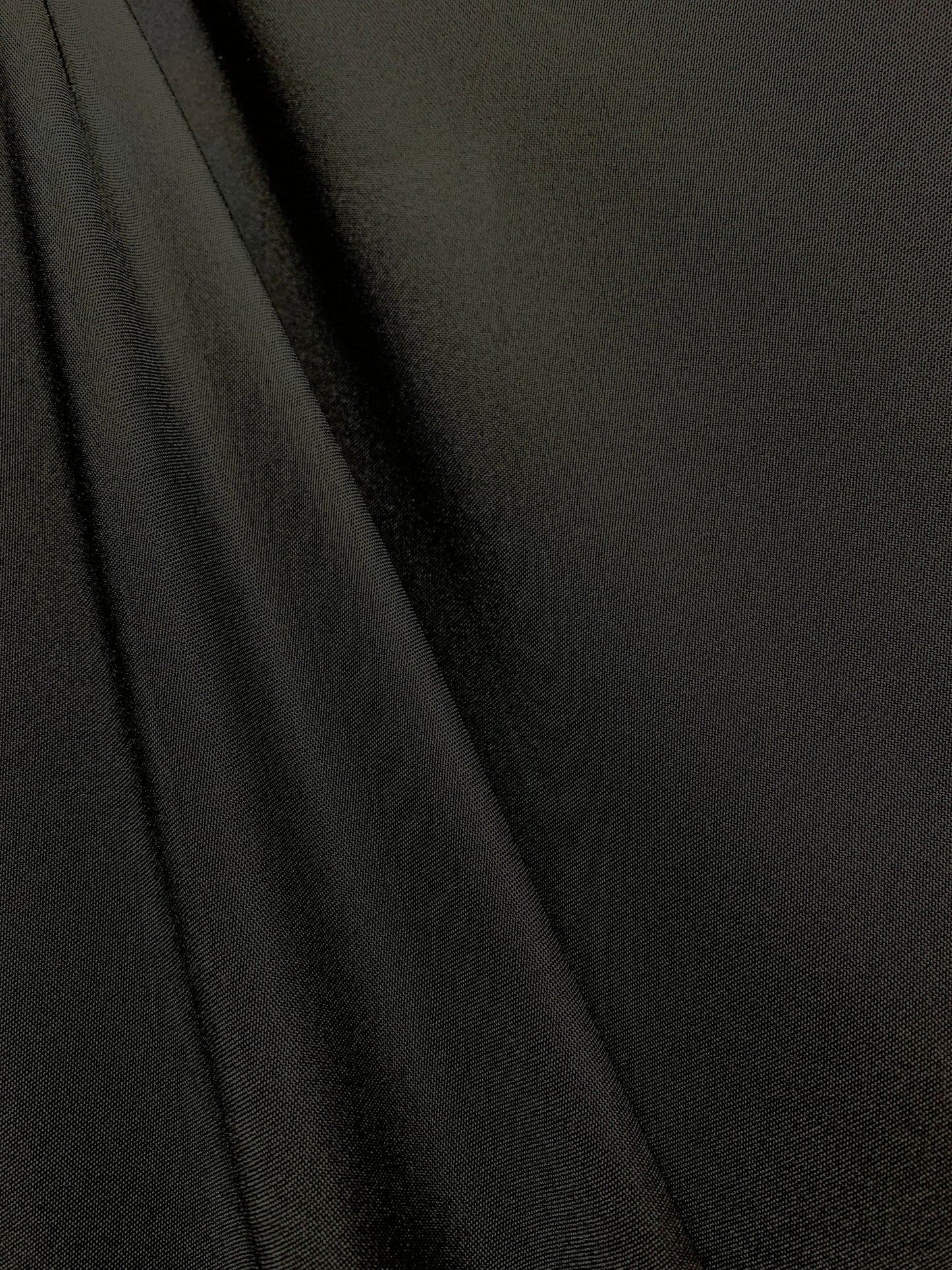 BLACK 100% Polyester Poplin Fabric (60 in.) Sold By The Yard