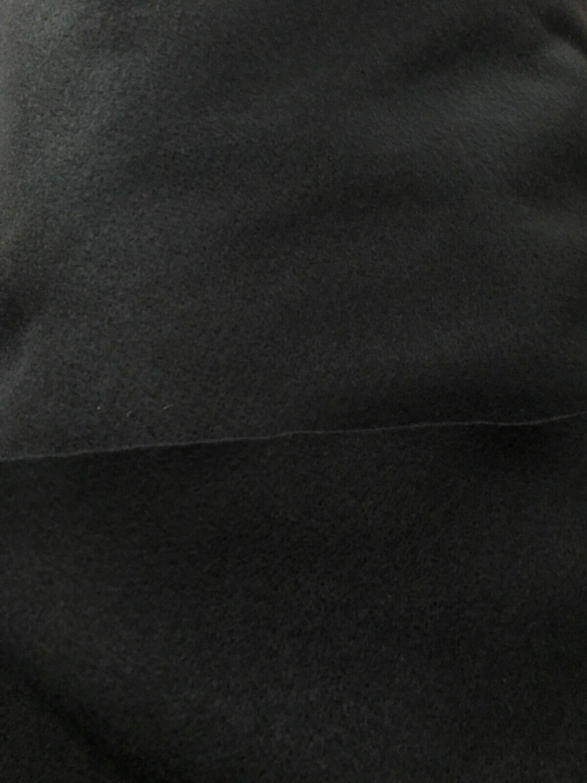 BLACK Acrylic Felt School Craft Poker Table Fabric (72 in.) Sold By The Yard