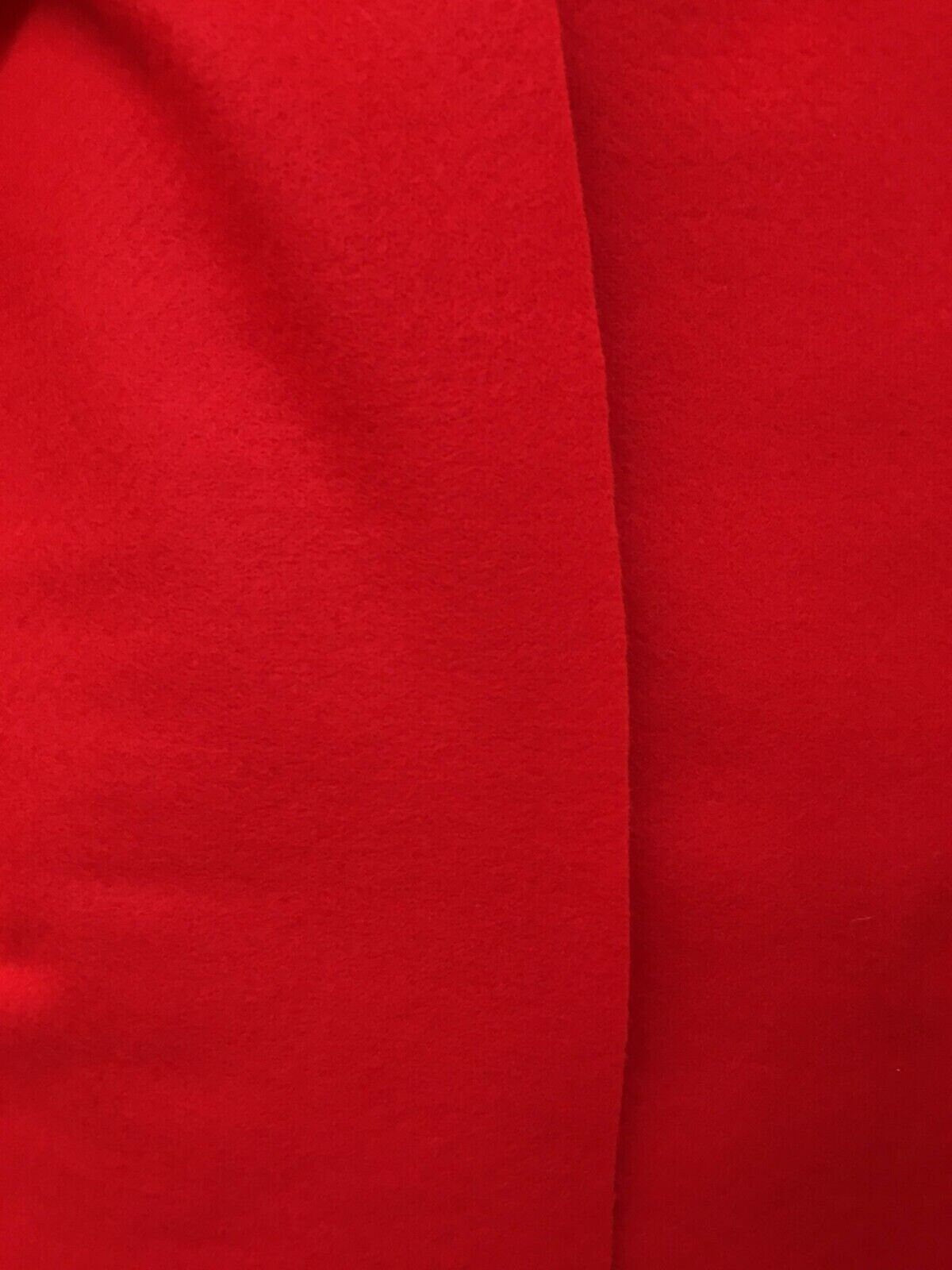 RED Acrylic Felt School Craft Poker Table Fabric (72 in.) Sold By The Yard