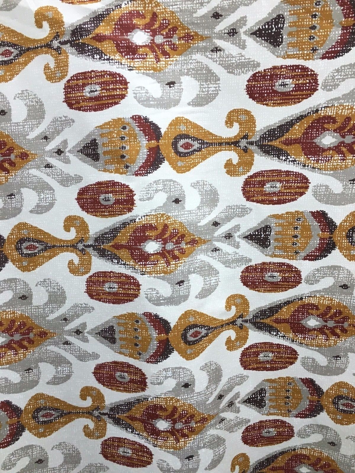 P KAUFMANN Copper Multicolor Designer Cotton Fabric (54 in.) Sold By The Yard