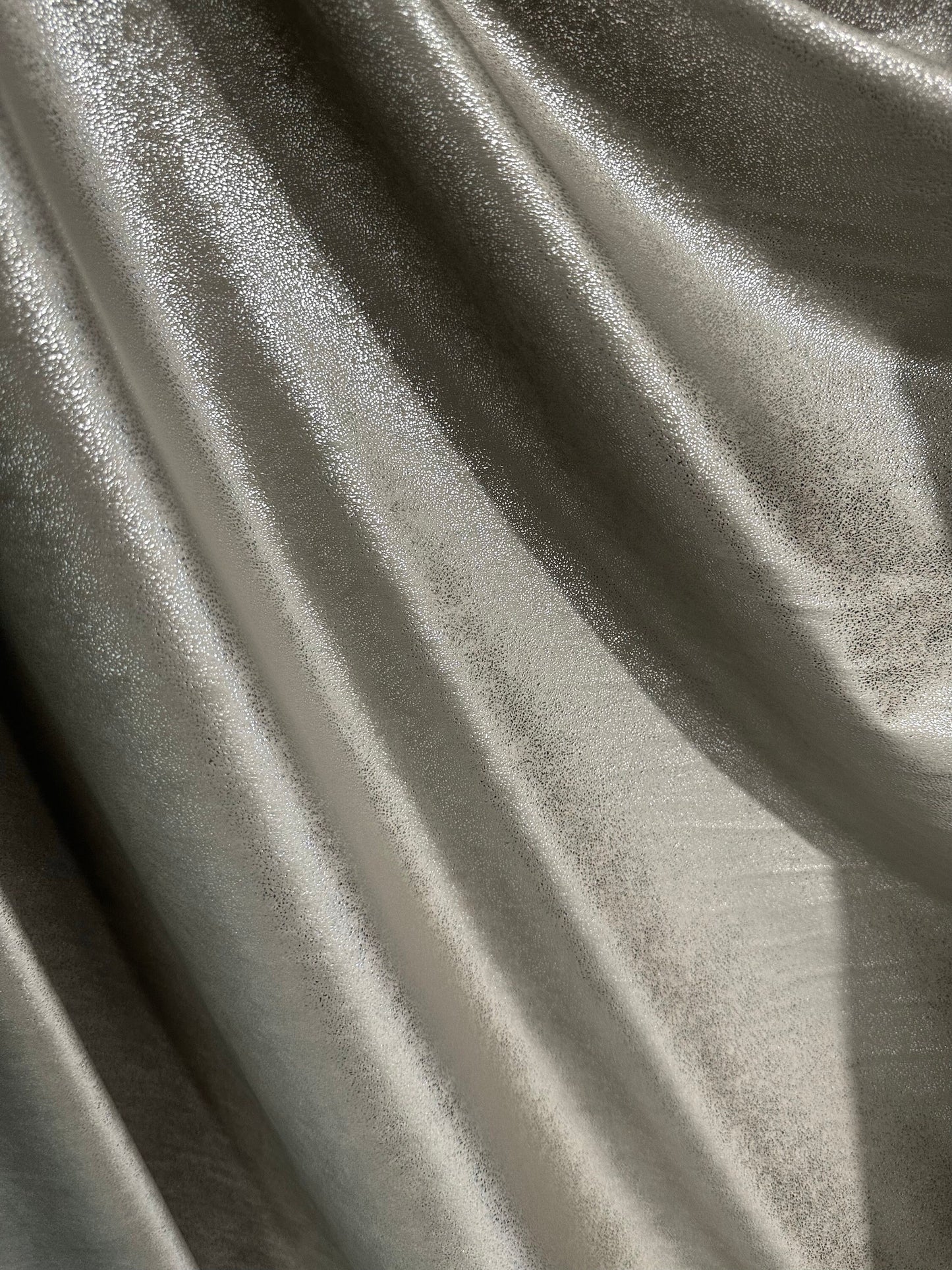 BEIGE SILVER Metallic Upholstery Drapery Velvet Fabric (56 in.) Sold By The Yard