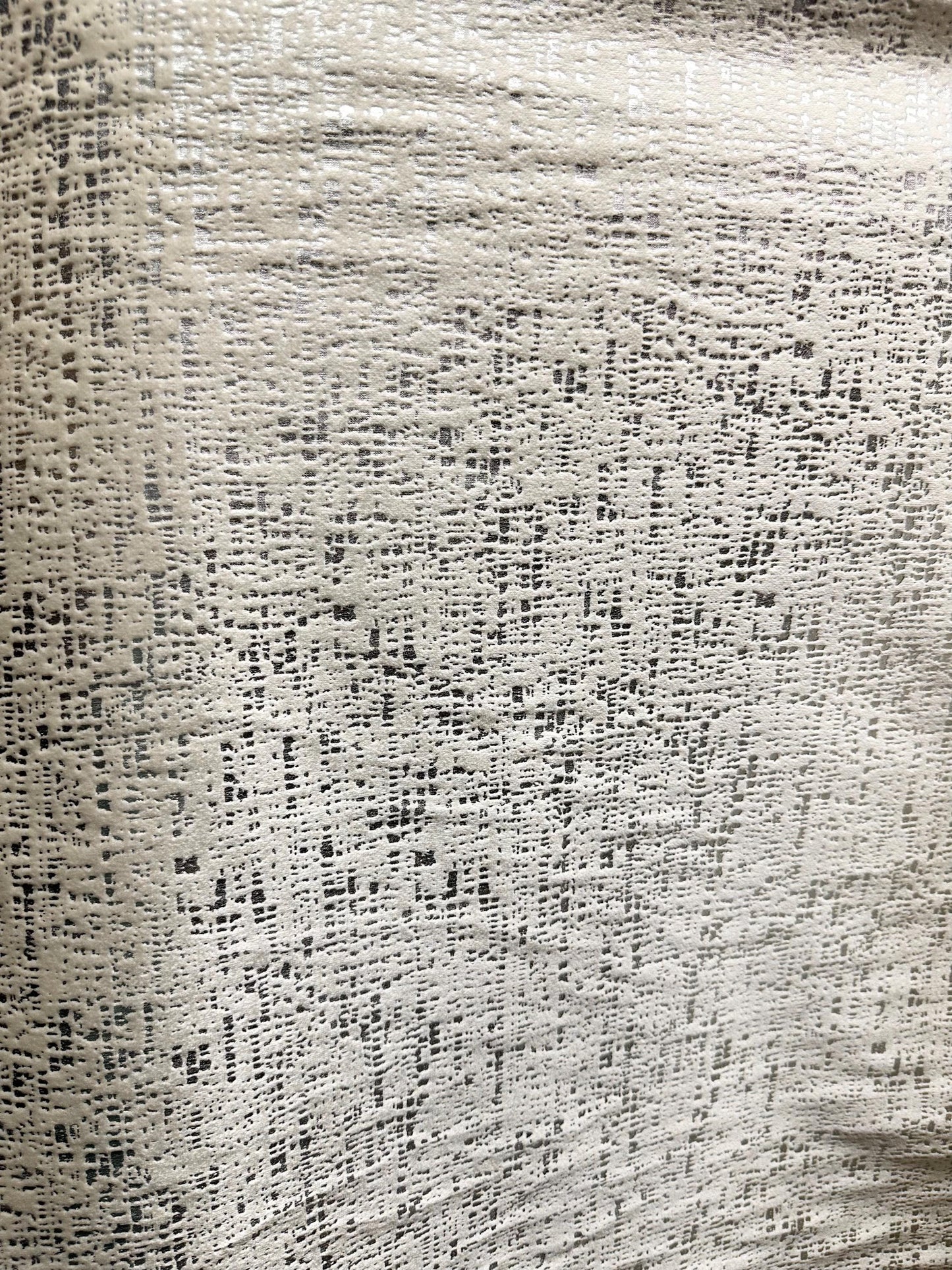 IVORY SILVER Metallic Upholstery Drapery Velvet Fabric (56 in.) Sold By The Yard