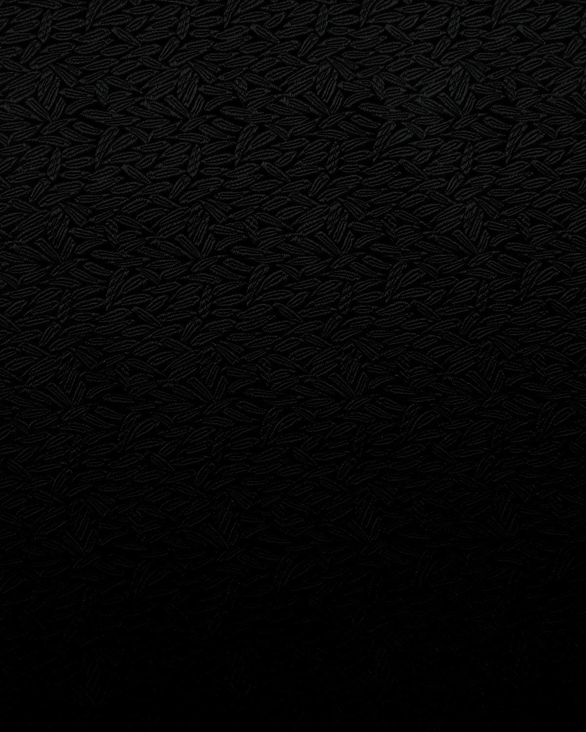 Black Embroidered Silk Brocade Fabric (30 in.) Sold By The Yard