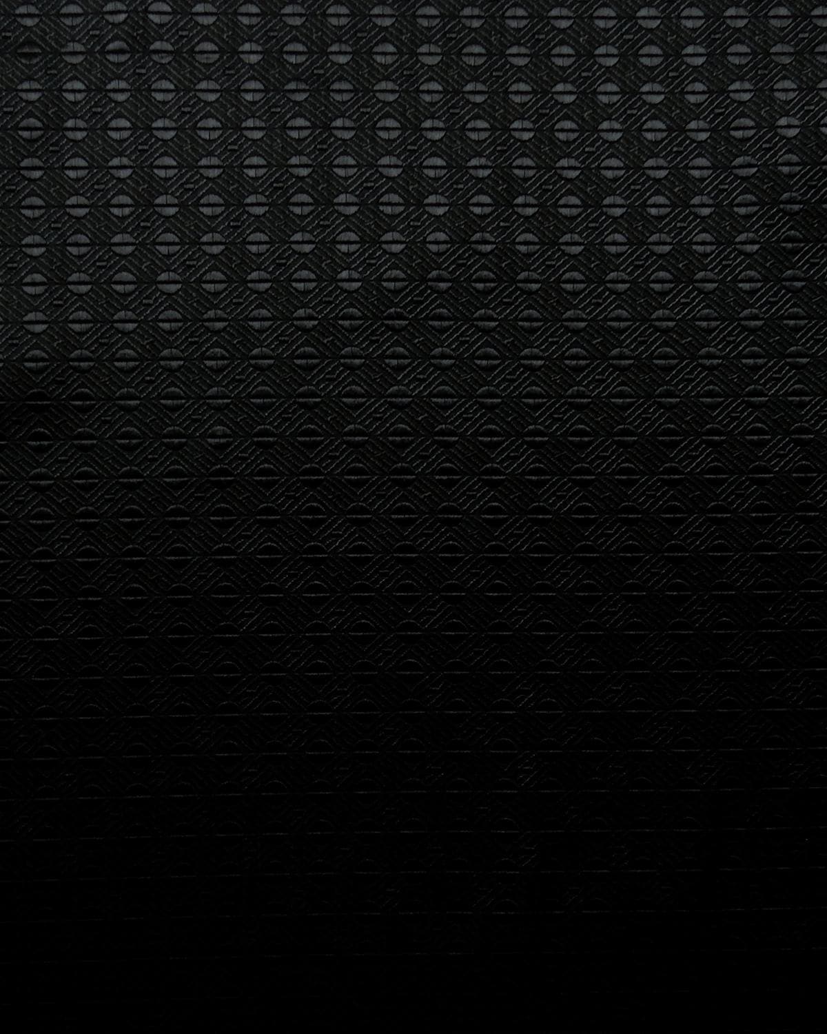 Black Geometric Silk Brocade Fabric (30 in.) Sold By The Yard