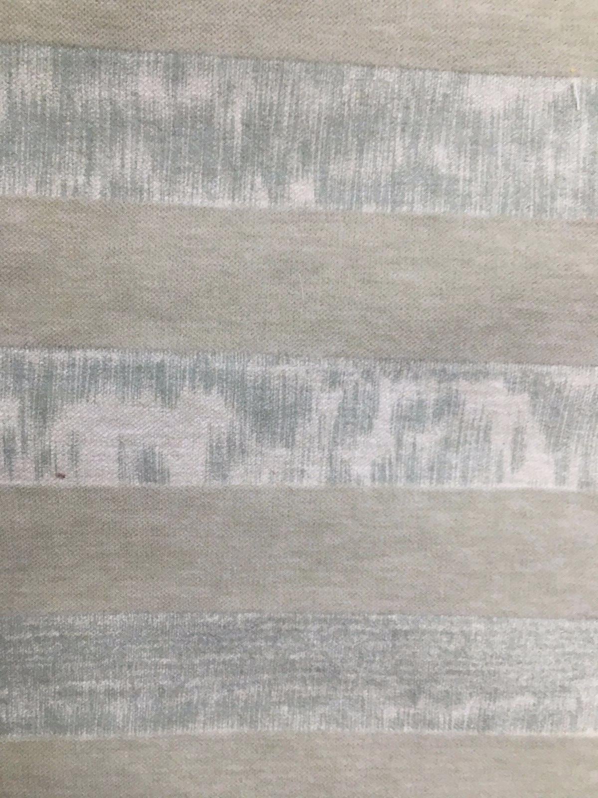 LIGHT SAGE GREEN Striped Upholstery Velvet Fabric (54 in.) Sold By The Yard