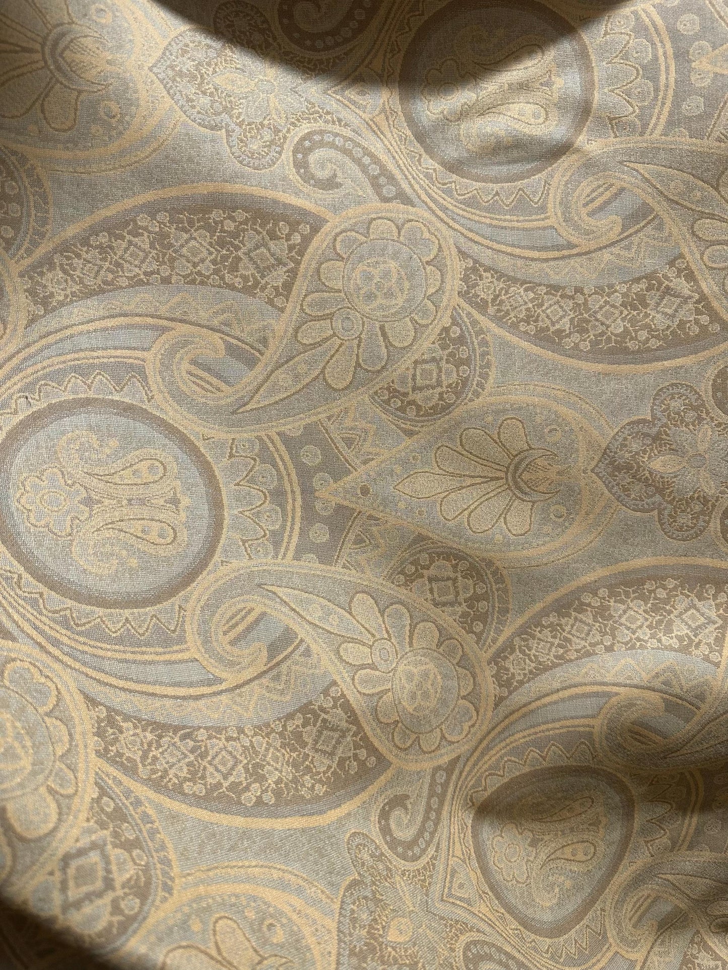 BROWN Multicolor Paisley Soft Knit Fabric (54 in.) Sold By The Yard