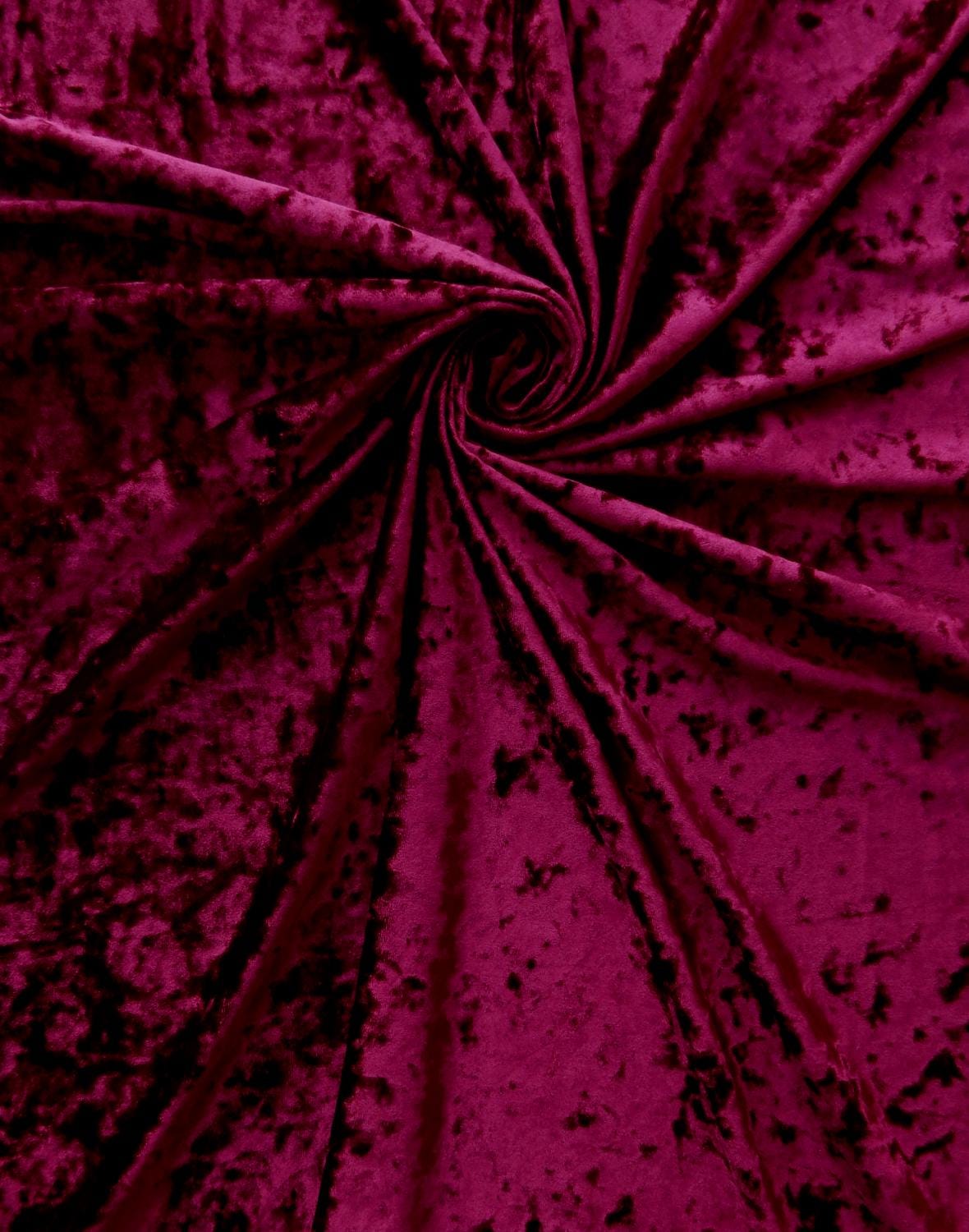 BURGUNDY Ice Crushed Stretch Velvet Fabric (58 in.) Sold By The Yard