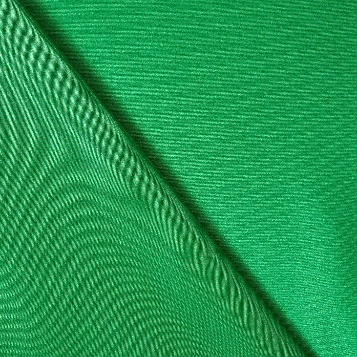 KELLY GREEN Solid 100% Polyester Mystique Satin Fabric (60 in.) Sold By The Yard