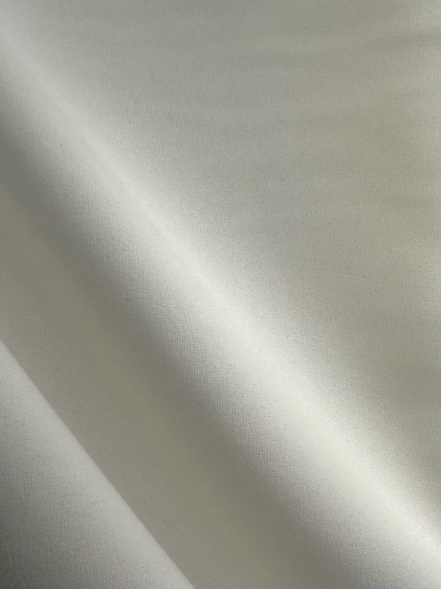 OFF WHITE 100% Polyester Poplin Fabric (60 in.) Sold By The Yard