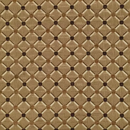 BROWN Diamond Chenille Upholstery Brocade Fabric (56 in.) Sold By The Yard