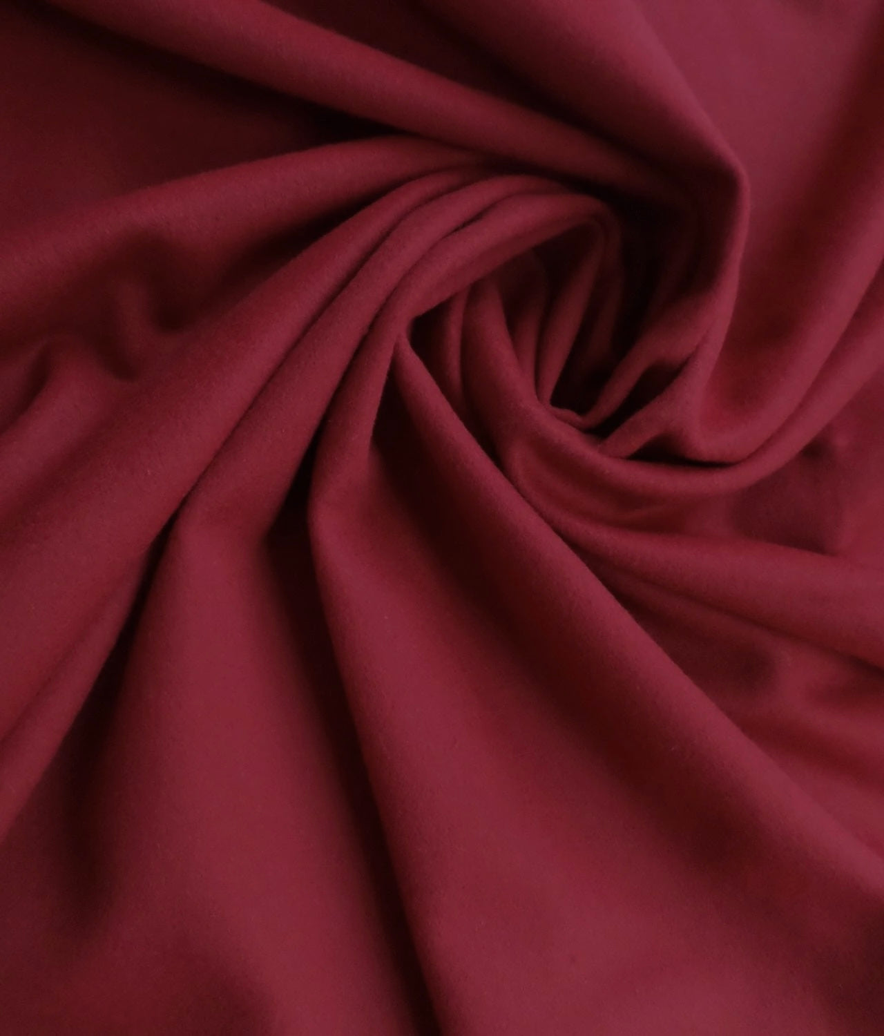 DEEP RED Wool Viscose Blend Brisbane Mid Weight Fabric (60 in.) Sold By The Yard