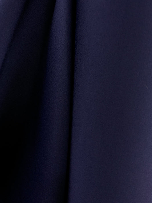 NAVY BLUE Neoprene Scuba Knit Fabric Polyester Spandex (58 in.) Sold By The Yard