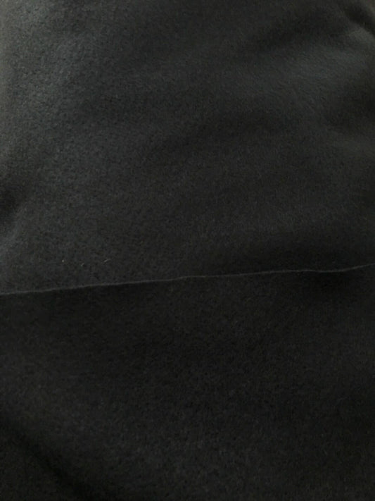 BLACK Acrylic Felt School Craft Poker Table Fabric (72 in.) Sold By The Yard