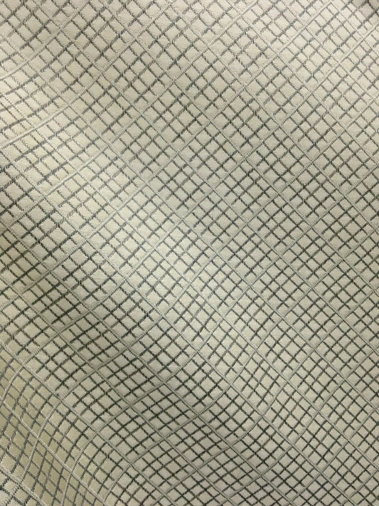 LIGHT BEIGE GRAY Diamond Upholstery Brocade Fabric (54 in.) Sold By The Yard
