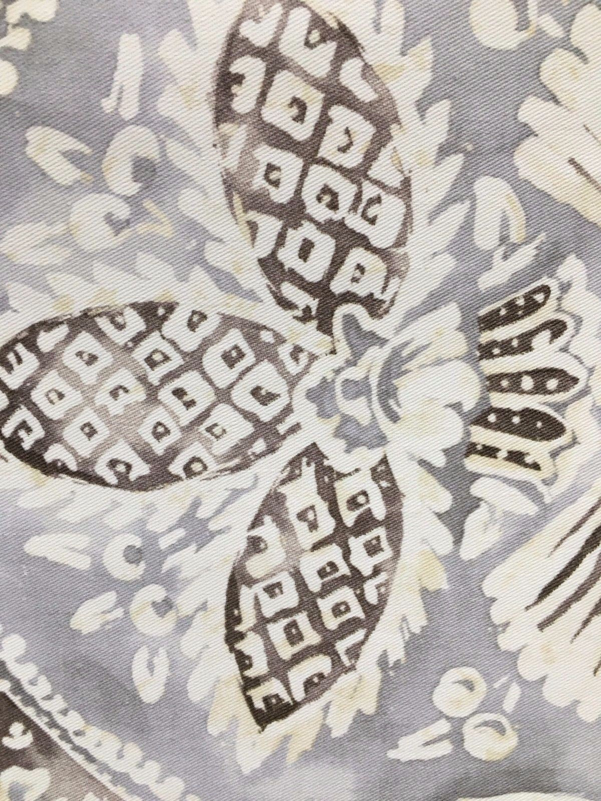 P KAUFMANN Ivory Multicolor Floral Designer Cotton Fabric (54 in.) Sold By The Yard