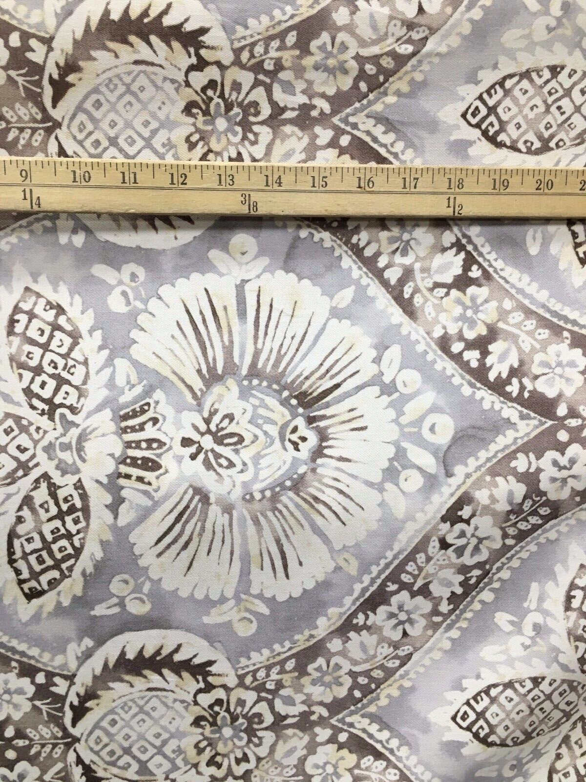 P KAUFMANN Ivory Multicolor Floral Designer Cotton Fabric (54 in.) Sold By The Yard