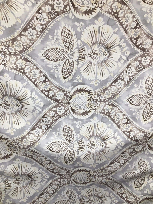 P KAUFMANN Ivory Multicolor Floral Designer Cotton Fabric (54 in.) Sold By The Yard