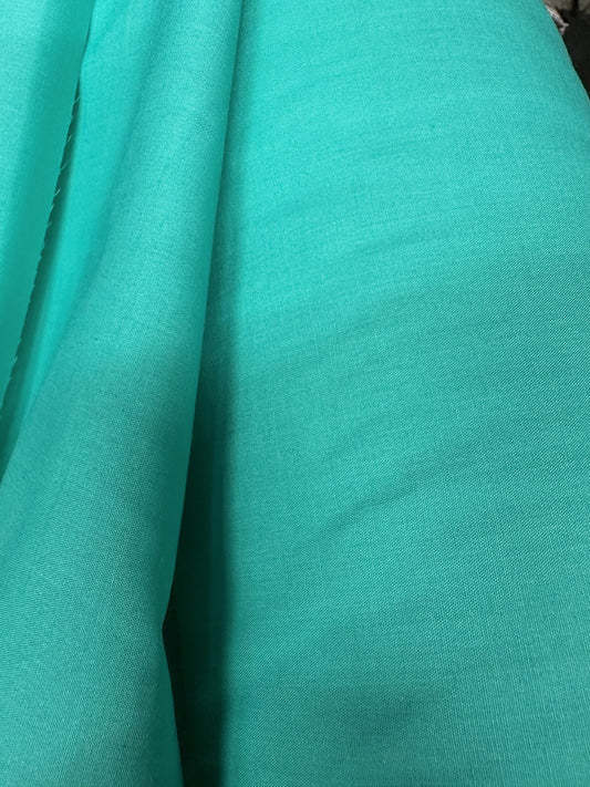 TEAL GREEN Light Weight Cotton Fabric (58 in.) Sold By The Yard
