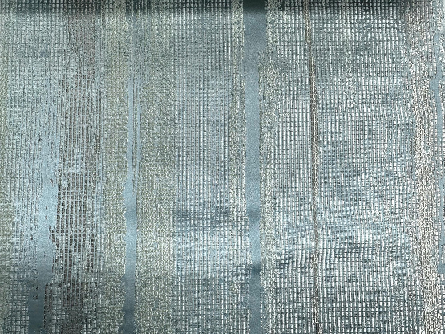 BLUE IVORY GOLD Embroidered Brocade Upholstery Drapery Fabric (56 in.) Sold By The Yard