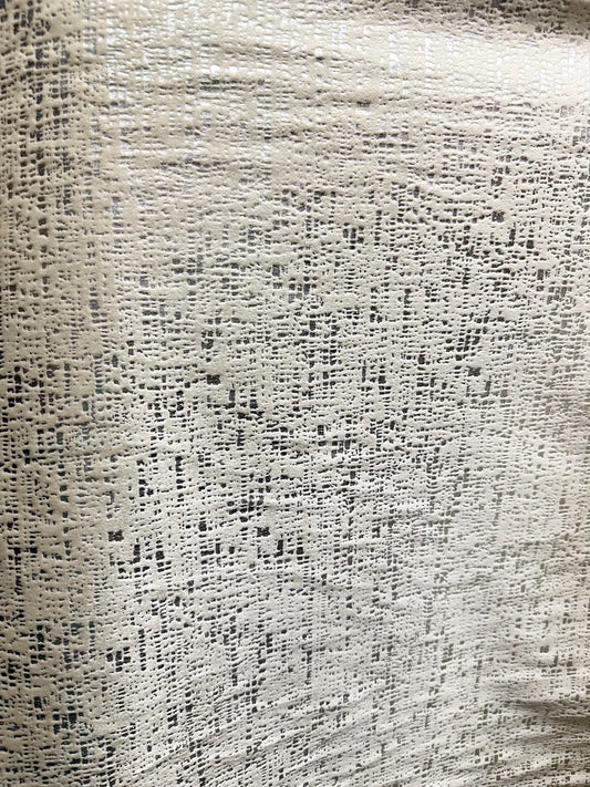 IVORY SILVER Metallic Upholstery Drapery Velvet Fabric (56 in.) Sold By The Yard