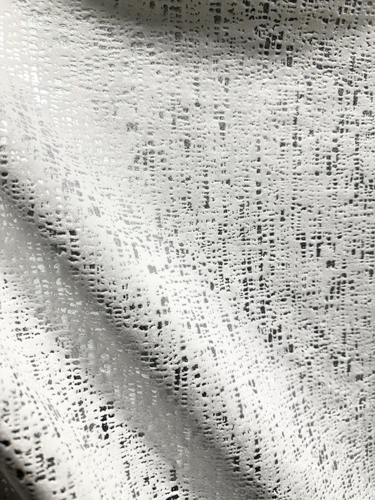 WHITE SILVER Metallic Upholstery Drapery Velvet Fabric (56 in.) Sold By The Yard