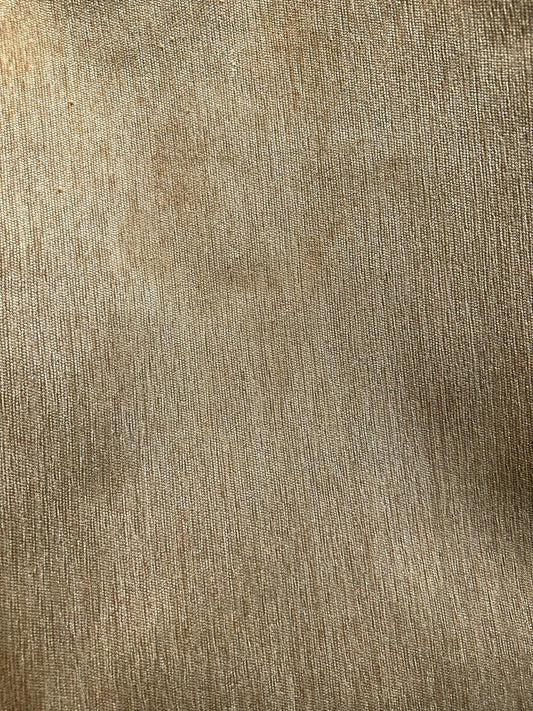 DEEP BEIGE Solid Chenille Velvet Upholstery Drapery Fabric (58 in.) Sold By The Yard