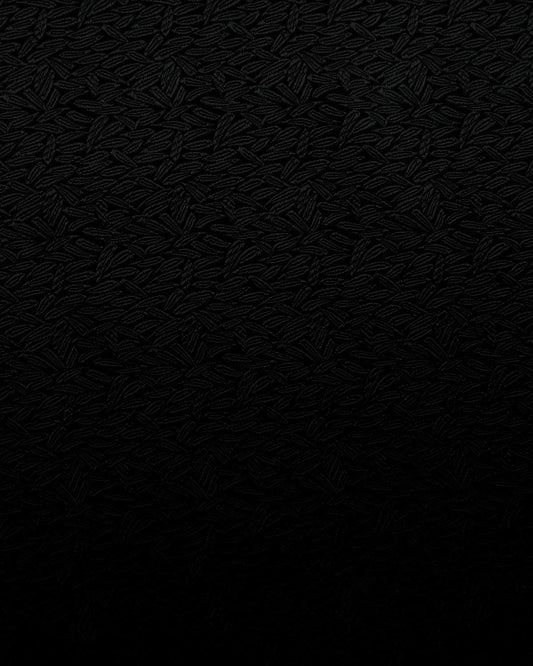 Black Embroidered Silk Brocade Fabric (30 in.) Sold By The Yard