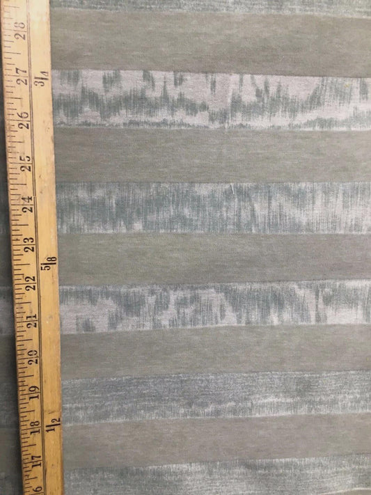 LIGHT SAGE GREEN Striped Upholstery Velvet Fabric (54 in.) Sold By The Yard