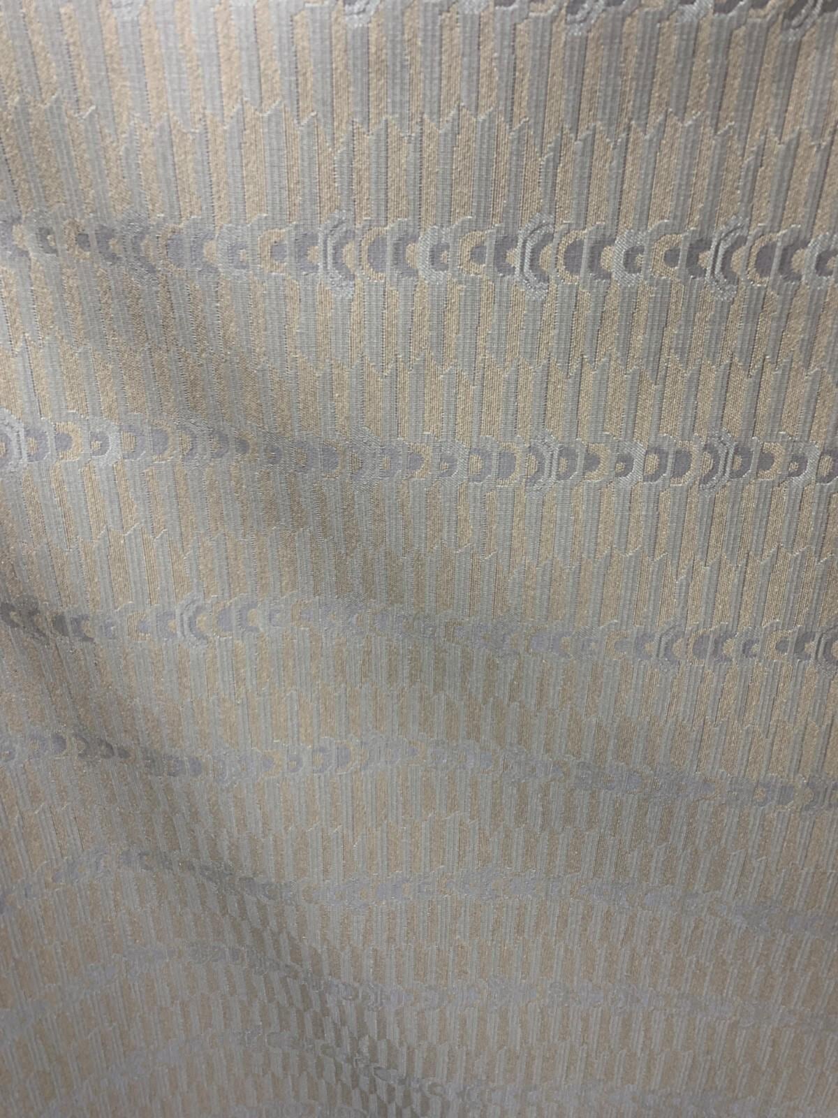 GRAY BEIGE Multicolor Geometric Brocade Upholstery Fabric (54 in.) Sold By The Yard