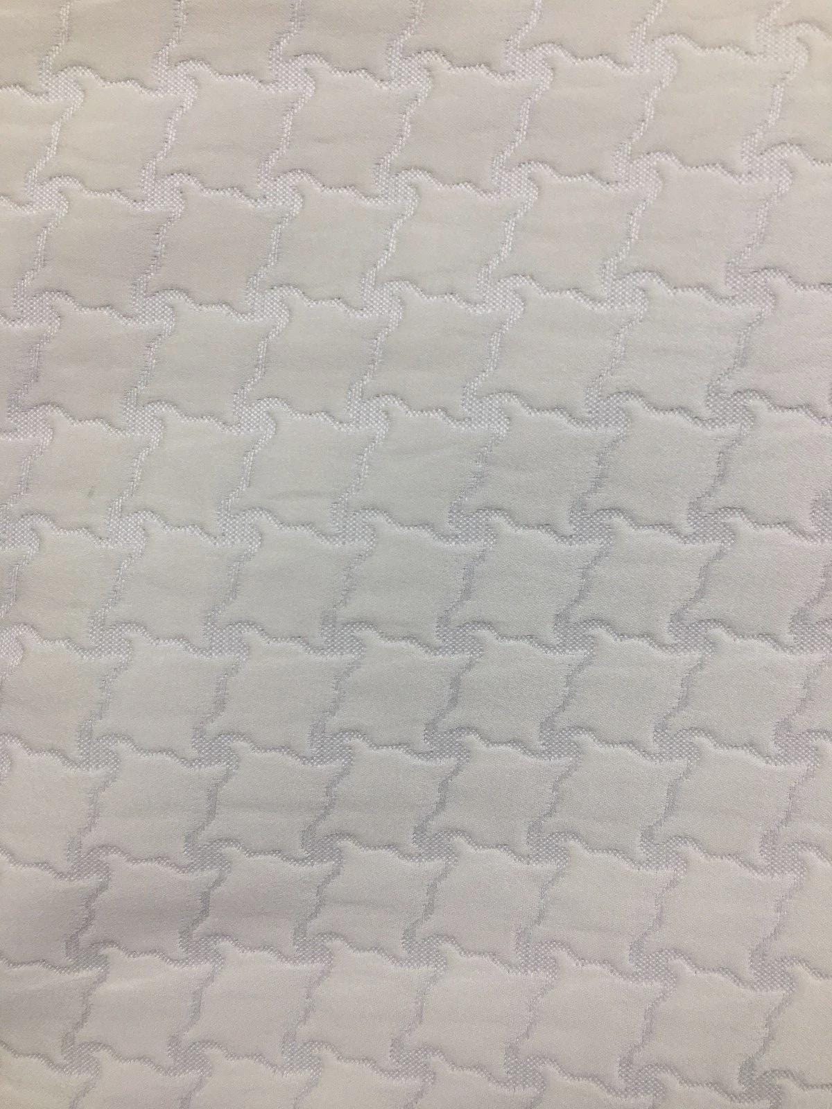 IVORY Embossed Upholstery Drapery Brocade Fabric (54 in.) Sold By The Yard