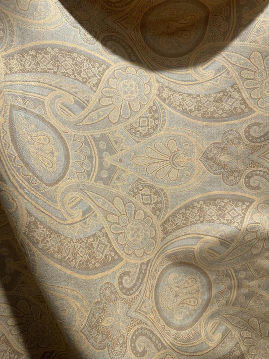BROWN Multicolor Paisley Soft Knit Fabric (54 in.) Sold By The Yard
