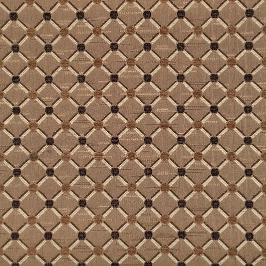 BROWN Diamond Chenille Upholstery Brocade Fabric (56 in.) Sold By The Yard