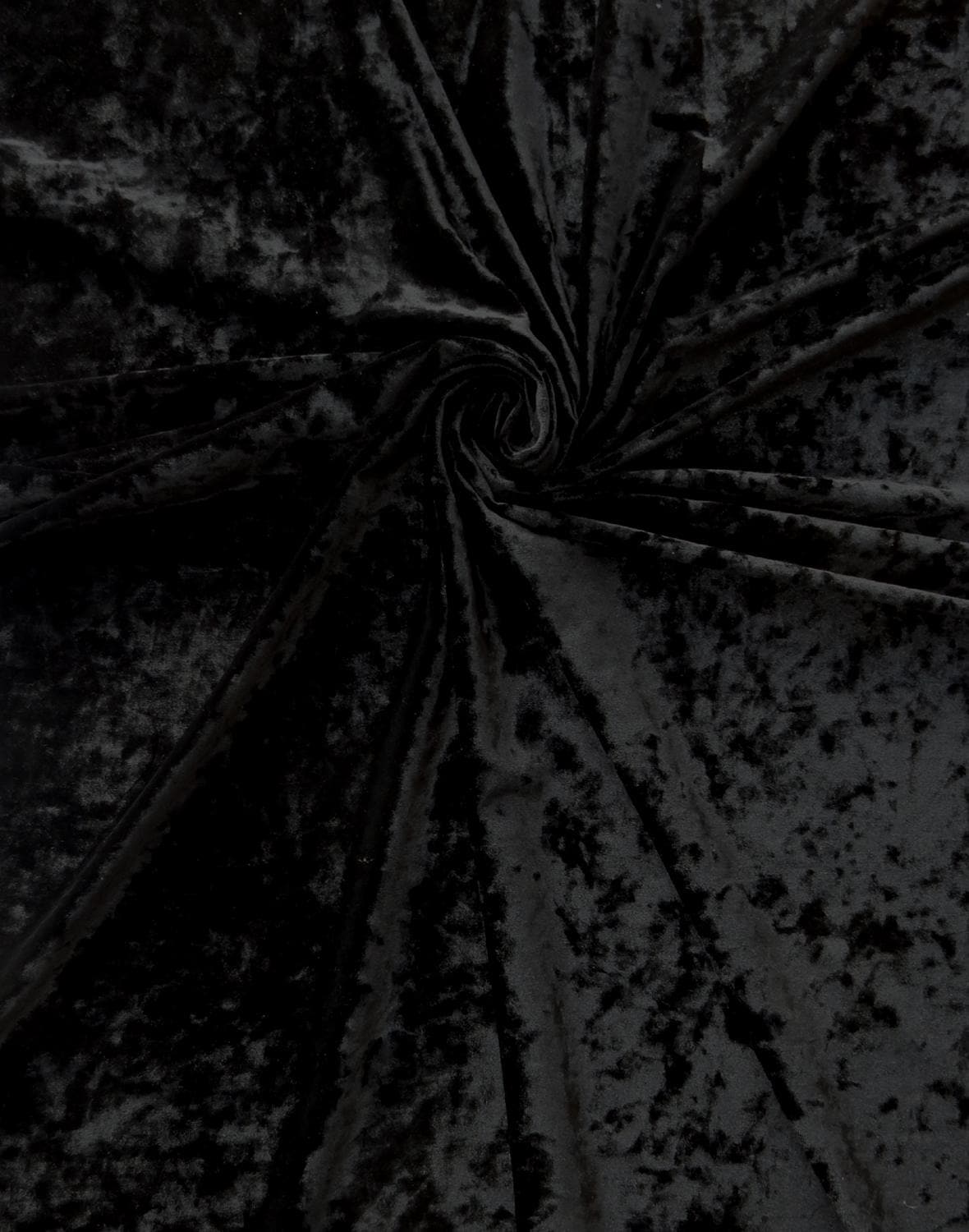 BLACK Ice Crushed Stretch Velvet Fabric (58 in.) Sold By The Yard