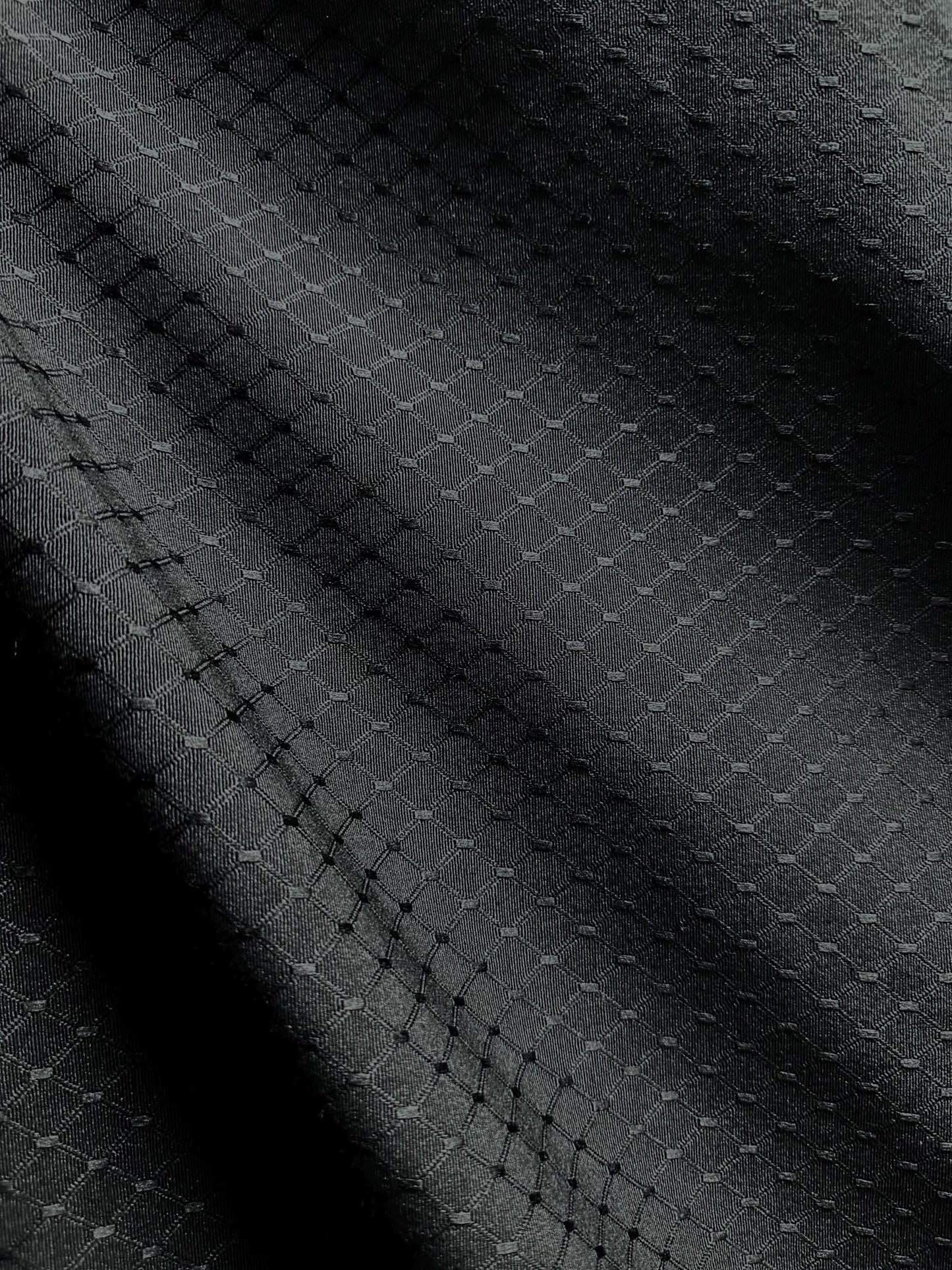 BLACK Diamond Upholstery Drapery Brocade Fabric (110 in.) Sold By The Yard