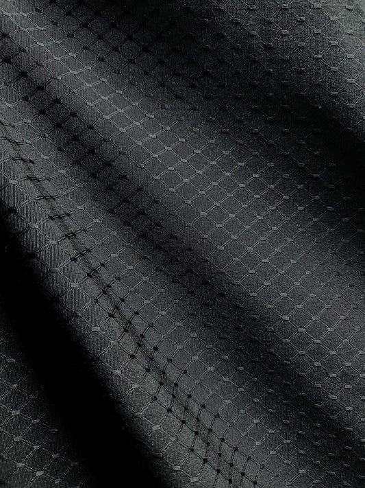 BLACK Diamond Upholstery Drapery Brocade Fabric (110 in.) Sold By The Yard