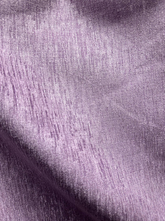 LAVENDER Solid Chenille Velvet Upholstery Drapery Fabric (110 in.) Sold By The Yard