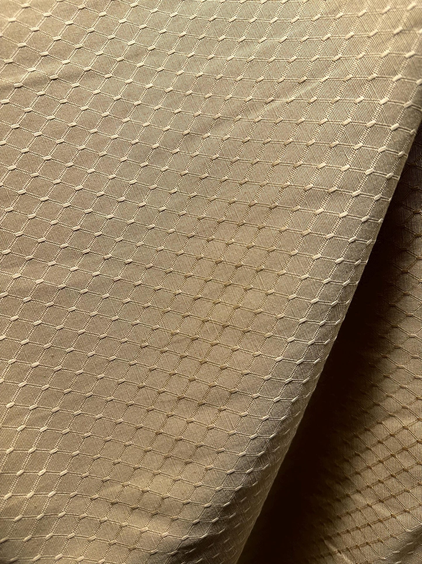 GOLD Diamond Upholstery Drapery Brocade Fabric (54 in.) Sold By The Yard