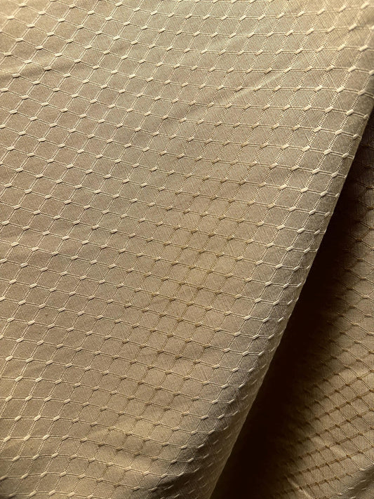 GOLD Diamond Upholstery Drapery Brocade Fabric (54 in.) Sold By The Yard