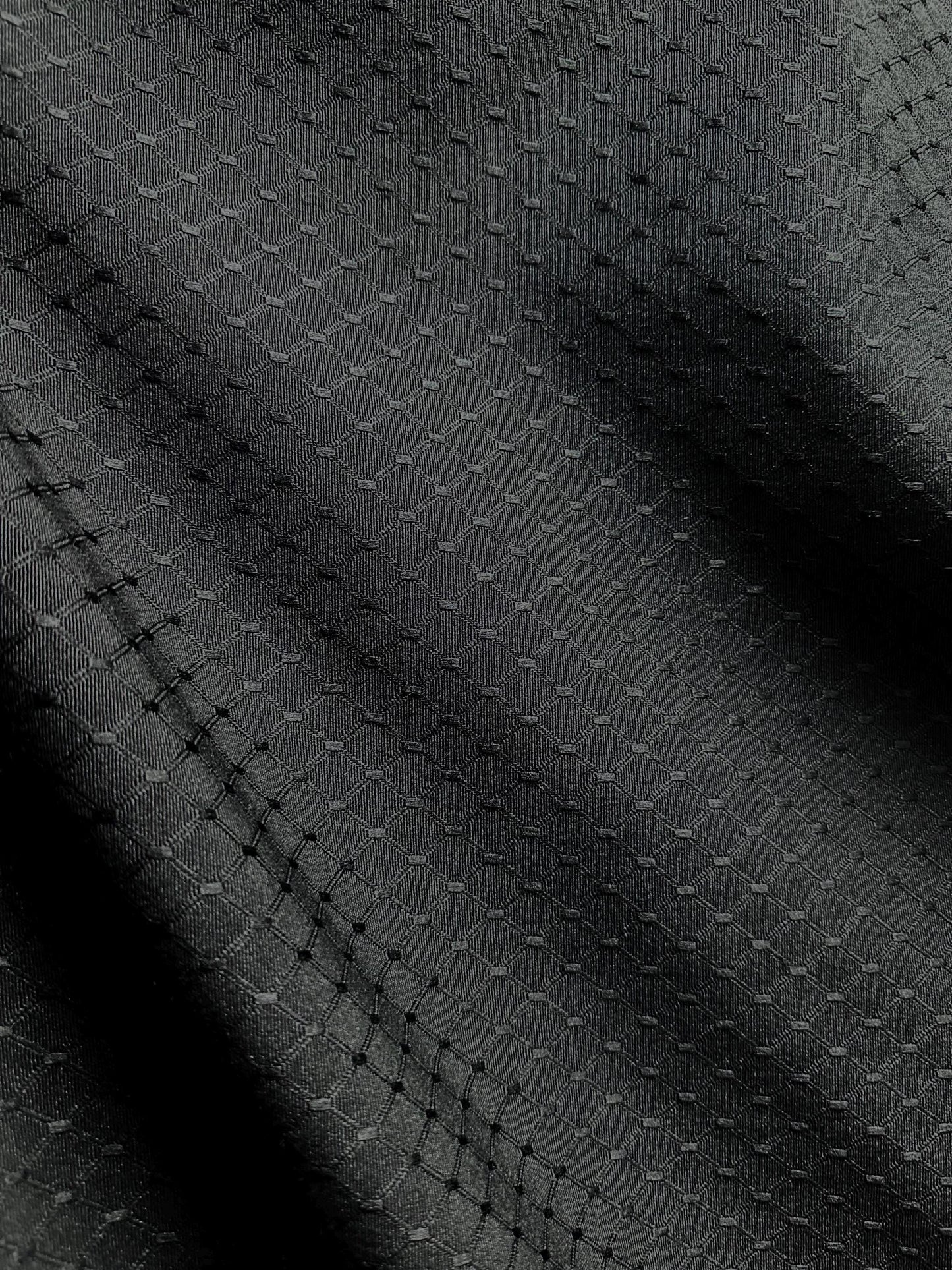 BLACK Diamond Upholstery Drapery Brocade Fabric (110 in.) Sold By The Yard