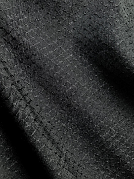 BLACK Diamond Upholstery Drapery Brocade Fabric (110 in.) Sold By The Yard