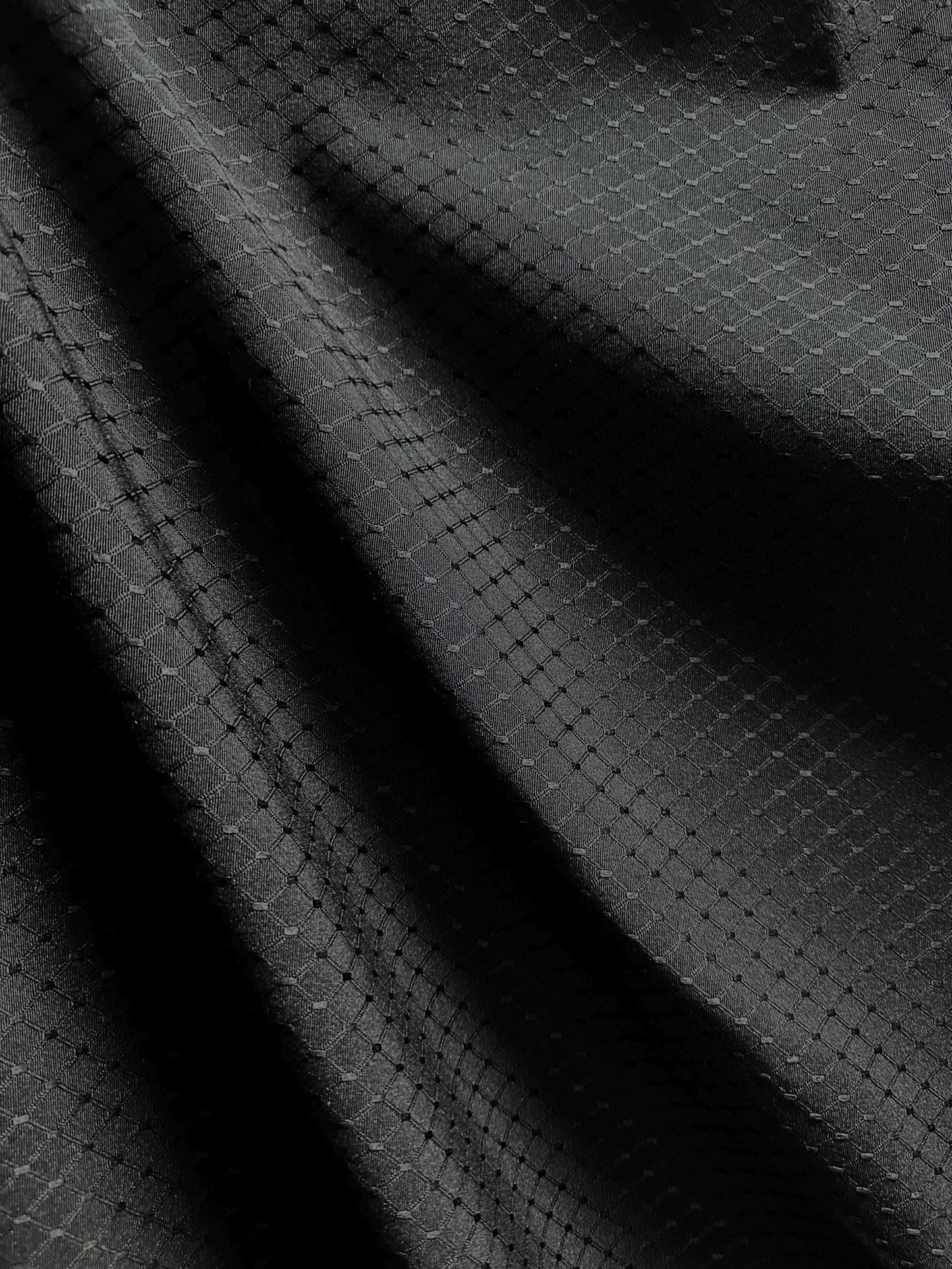 BLACK Diamond Upholstery Drapery Brocade Fabric (110 in.) Sold By The Yard