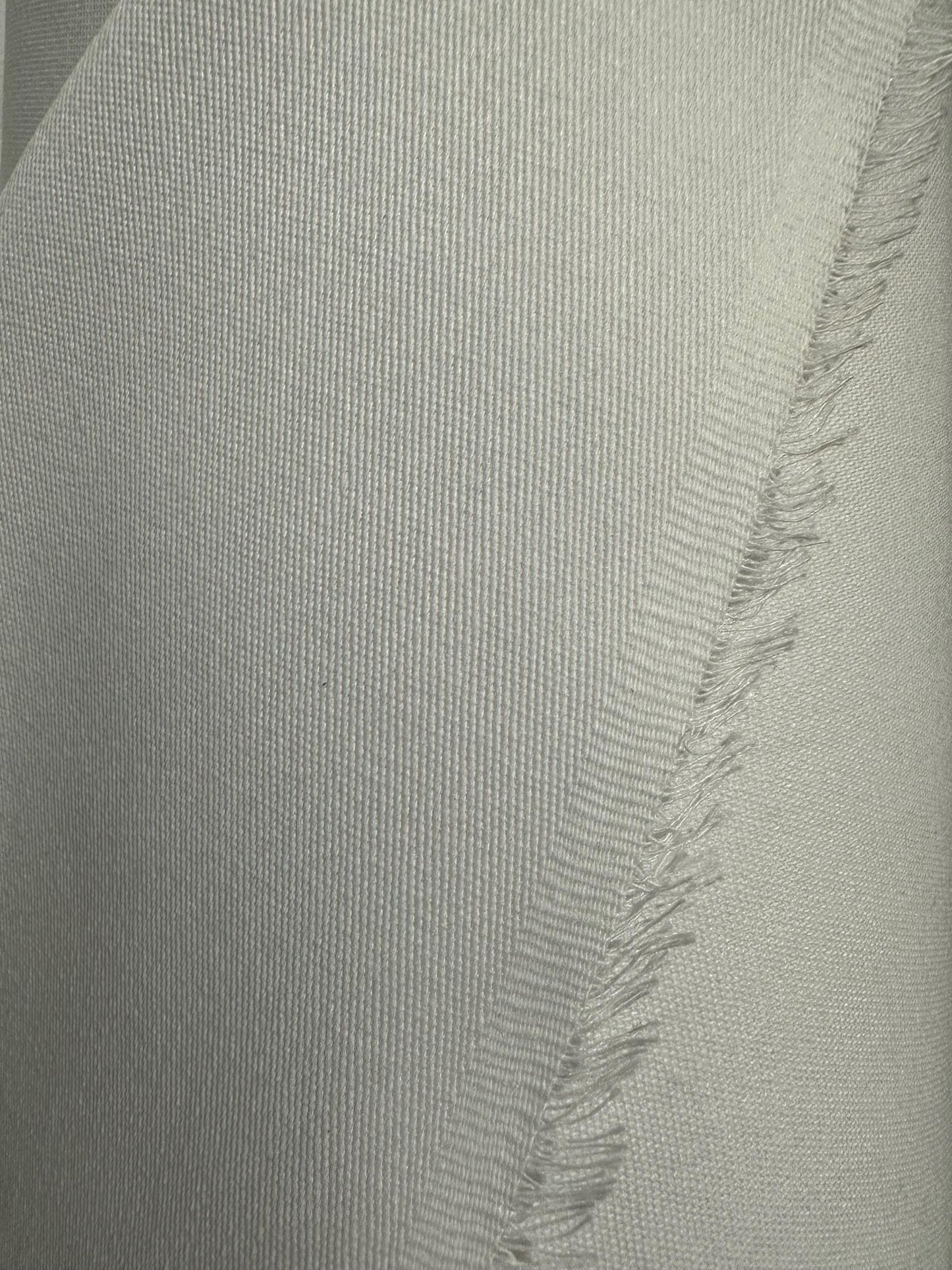 WHITE 100% Cotton Canvas Fabric (56 in.) Sold By The Yard