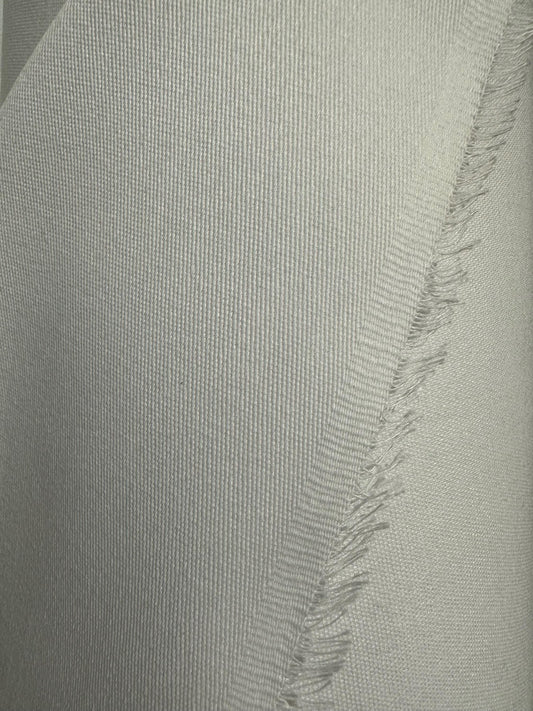 WHITE 100% Cotton Canvas Fabric (56 in.) Sold By The Yard