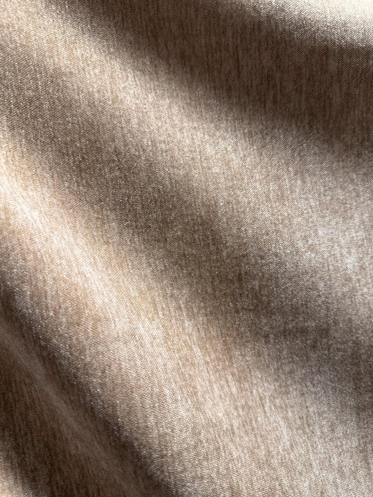 BEIGE Soft Chenille Velvet Upholstery Drapery Fabric (57 in.) Sold By The Yard