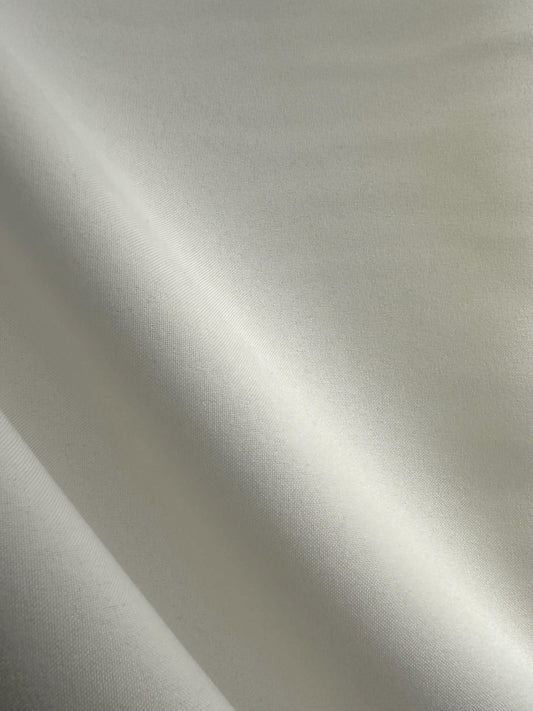 OFF WHITE 100% Polyester Poplin Fabric (60 in.) Sold By The Yard